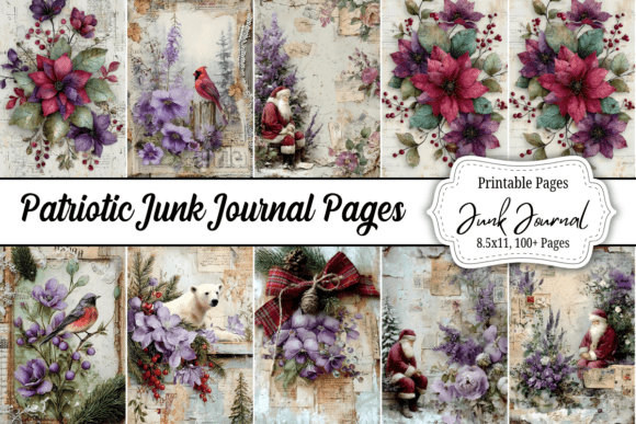 100 Christmas Notebook Junk Journal Embroidery Review