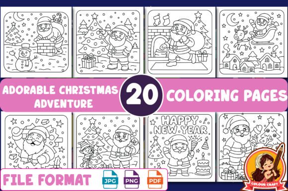 Adorable Christmas Adventure 20 Colorin for Kdp Keywords