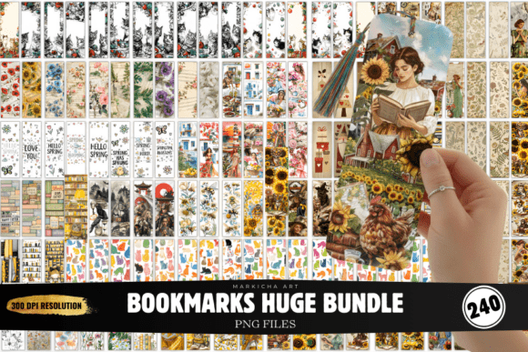 Bookmarks Png Huge Bundle: A Versatile Craft Asset for Creative Designers