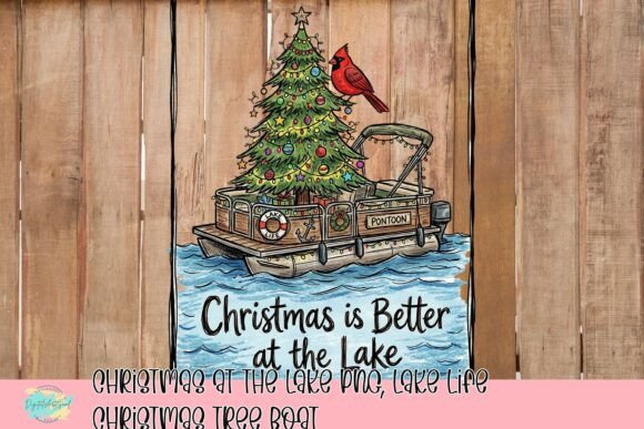 Christmas at the Lake PNG Review: A Festive T-Shirt Design Asset