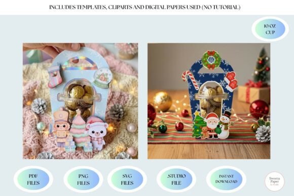 Christmas Dome Cup Bag – COMPLETE BUNDLE Graphic Templates Review