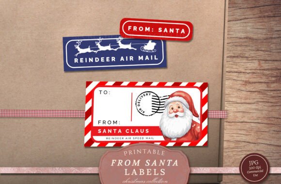 Christmas Labels - Small from Santa: A Review for Digital Product Creators