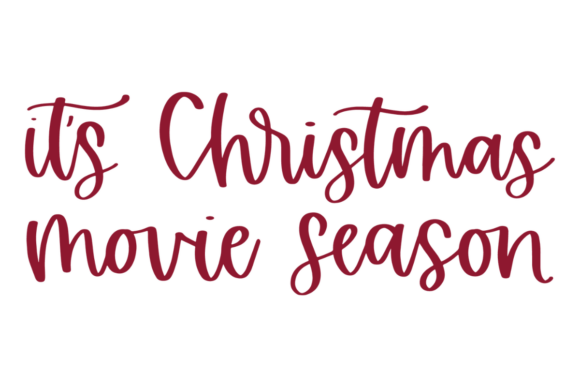Christmas Movie Season SVG: A Festive Graphic Design Asset for Crafts and Branding