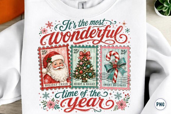 Coquette Christmas Png, Merry and Bright for T-Shirt Designs