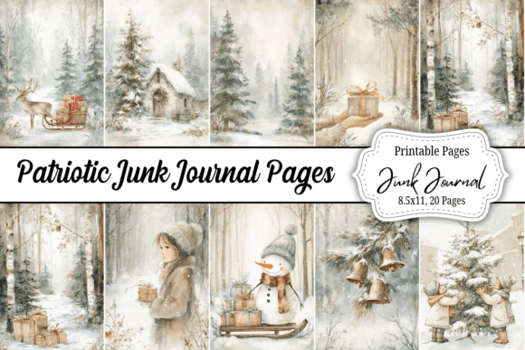Country Cozy Christmas Junk Journal Kit Review for Crafts