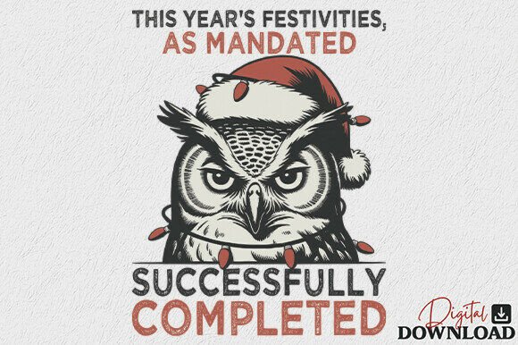 Funny Owl Christmas PNG for Embroidery Projects: A Designer’s Honest Take