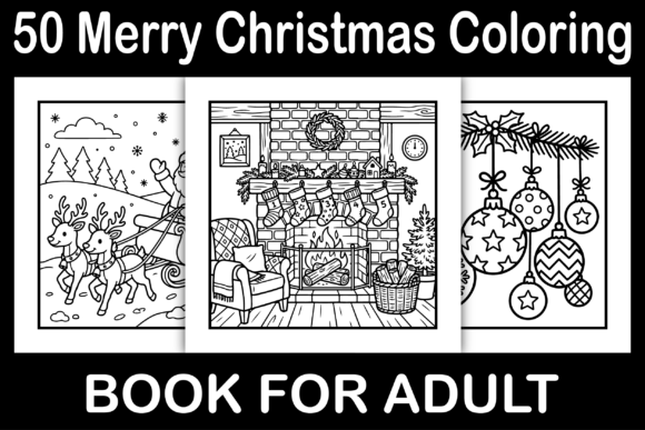 Merry Christmas Coloring Pages – A Designer’s Take on a Festive Graphic Asset