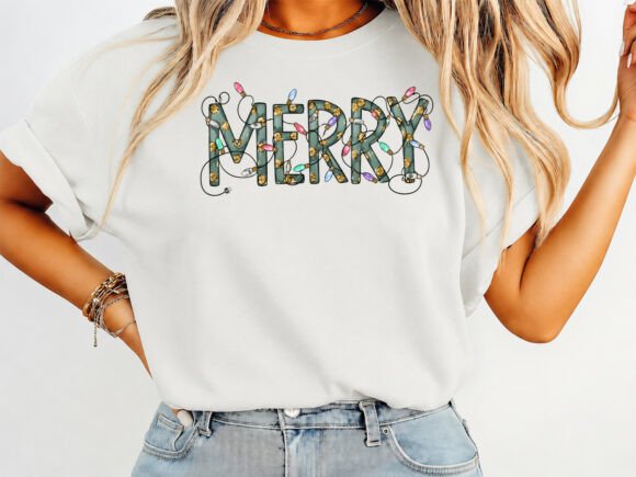 Merry Christmas Coquette Preppy T-Shirt Design Review for Branding & Marketing