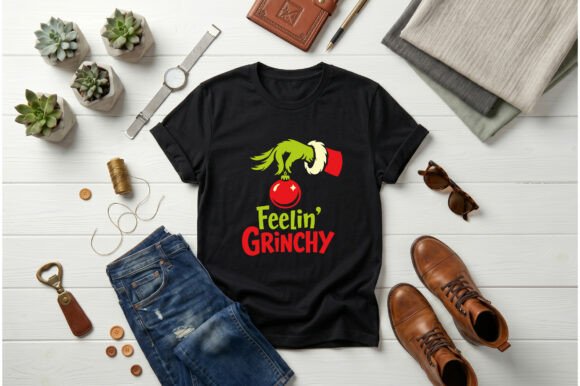 Merry Christmas Typography T-Shirt Design Review for Local Business Branding