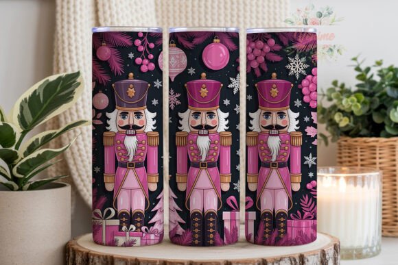 Pink Nutcracker Christmas 20oz Tumbler Wrap Review for Local Business Branding