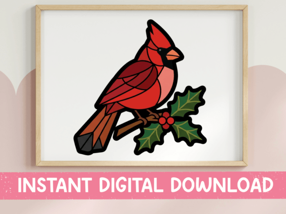 Red Cardinal Holly Branch Christmas Bird Embroidery Design Review